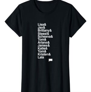 Vanderpump Rules Names Original Cast Black Short-sleeved T-shirt